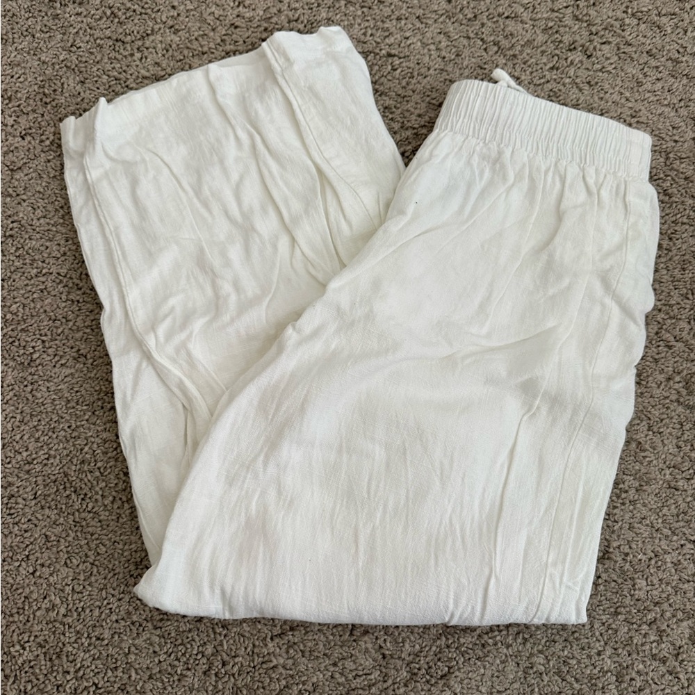 Princess Polly White Lounge Pants